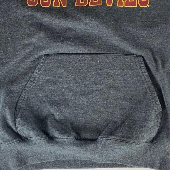 Arizona State Sun Devils NCAA Gray Champion Pullover Hoodie Mens Large - Picture 4 of 6